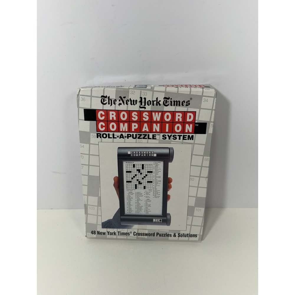 The New York Times Crossword Companion Roll-A-Puzzle System 48 Puzzles Vol1 3800